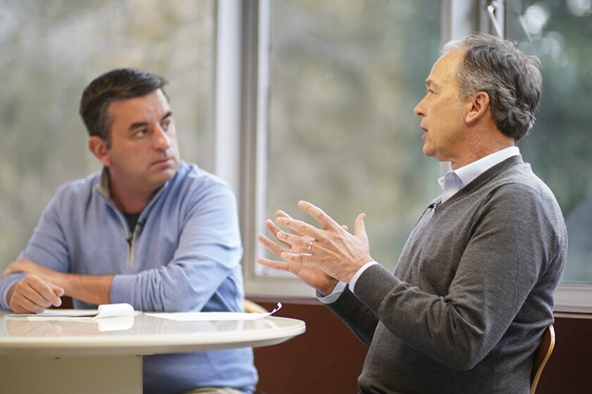 Greg Jensen and Bob Prince